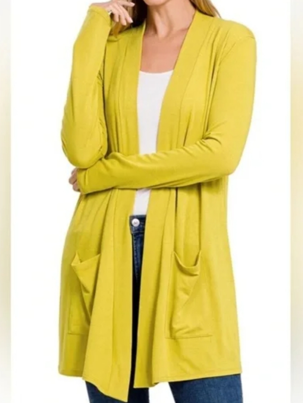 Open-Front Lightweight Women's Cardigan Sweater